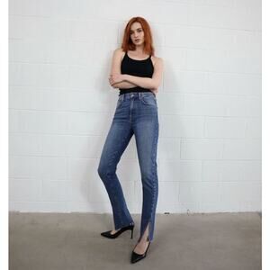 Etica | Twisted Seam Slim Split Hem Jeans Riverside Wash 26